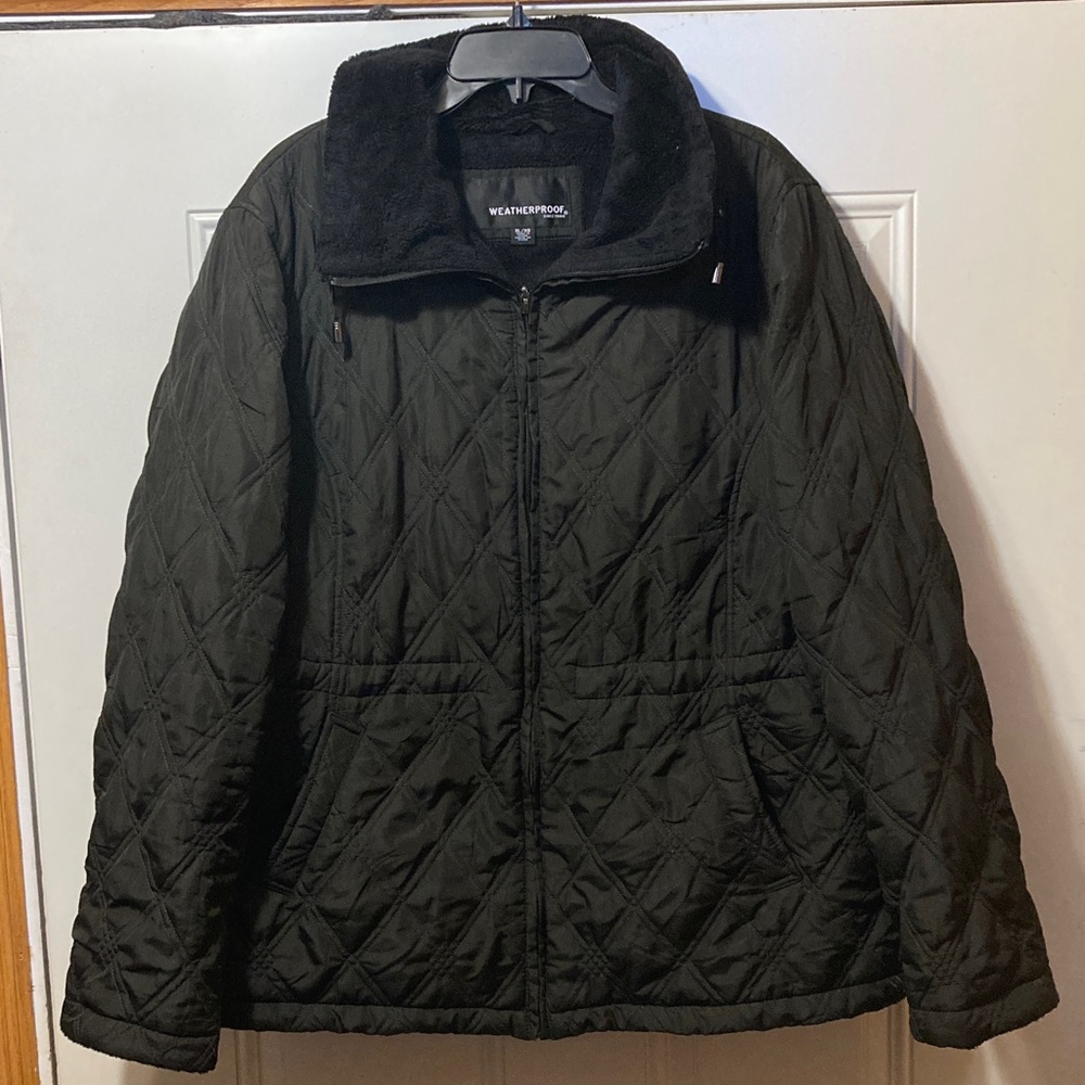 Weatherproof Dark Quilted Jacket XL
